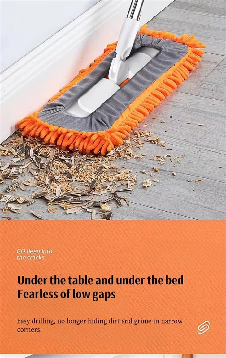 Microfiber Chenille Flat Mop - Housekeeping Cleaning Dusting